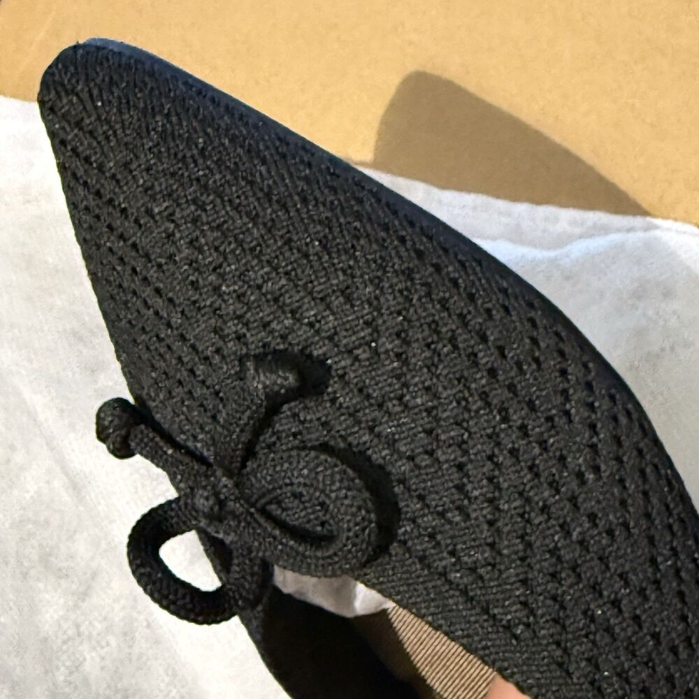 Women's Flats Shoes Pointed Toe Knit Ballet Comfort Breathable Slip On Size 9 - Picture 12 of 16